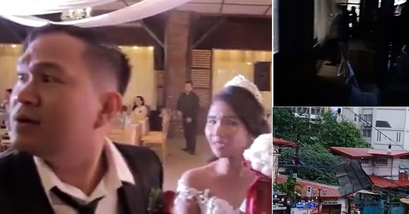 Незваный гость на свадьбе: тайфун "Мангхут" нарушил праздник молодоженов