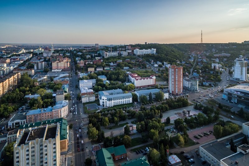 Пенза с высоты. Лето 2018. Часть 1