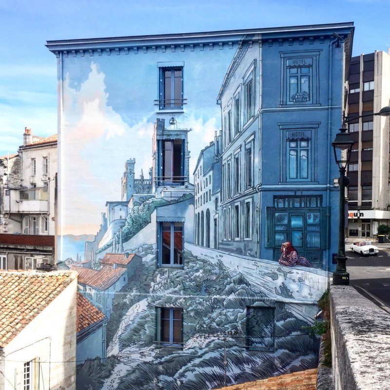 Граффити в Ангулеме, Франция
