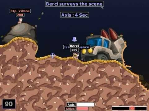 Worms gameplay. Вормс геймплей. Worms 2 1997. Вормс с джойстиком.