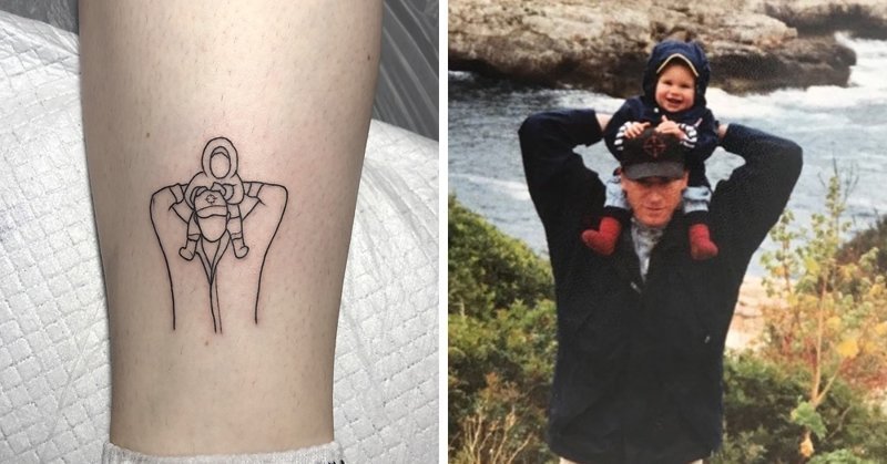Мастер из Южной Кореи делает минималистичные татуировки по фотографиям