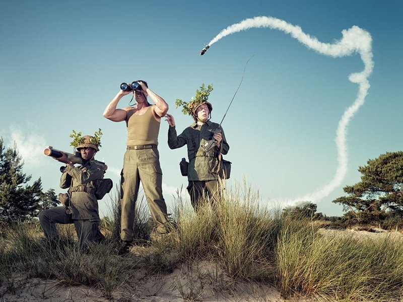 20 остроумных и креативных снимков от голландского фотографа, у которого явно есть чувство юмора