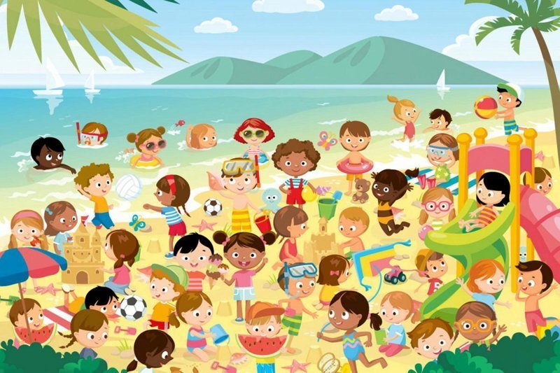 Еще одна головоломка - найдете пару близнецов на оживленном пляже? Головоломку представил сайт по воспитанию детей ChannelMum.com.