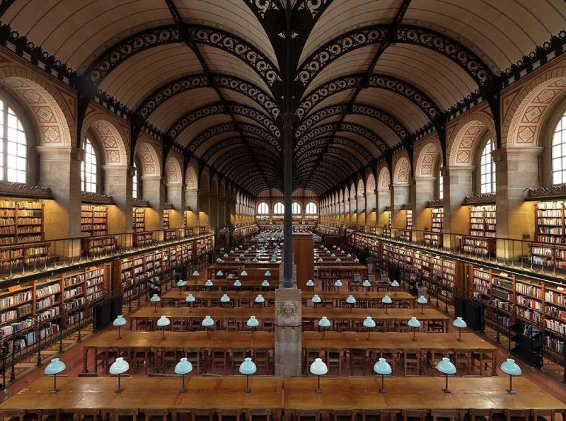Библиотека Святой Женевьевы, Париж, Франция