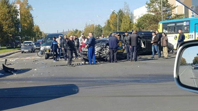 Авария дня. В Комсомольске-на-Амуре в ДТП пострадали журналисты