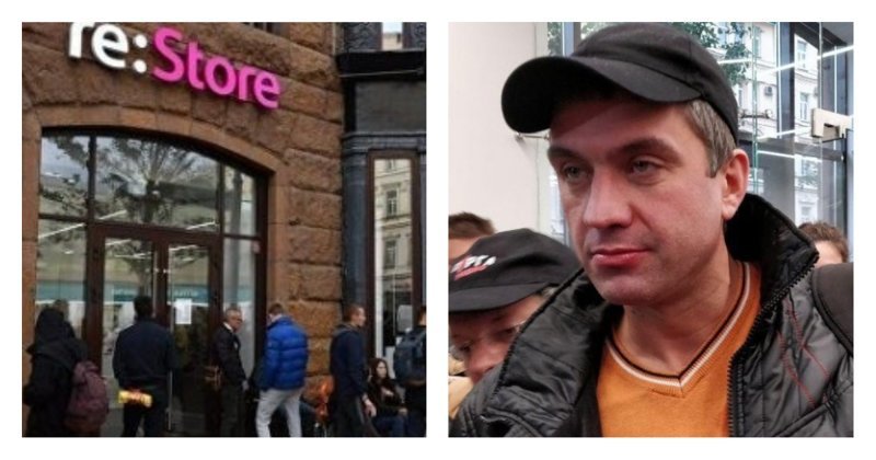 Первый в московской очереди за iPhone так его и не купил: денег не хватило 