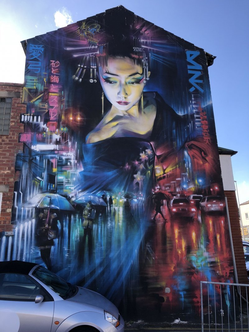 Граффити в Блэкпуле, Великобритания