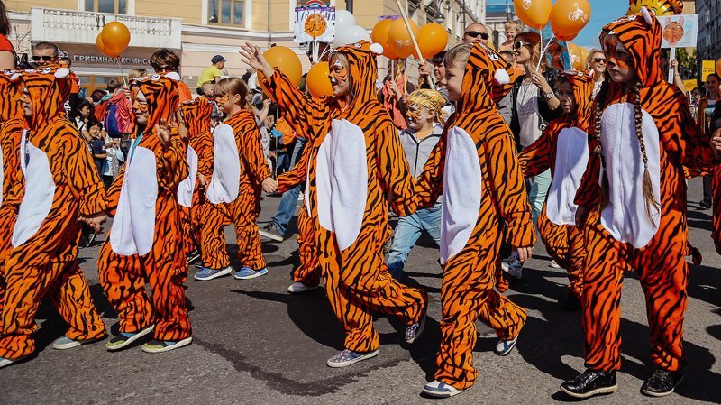 Один из главных праздников Владивостока - День тигра