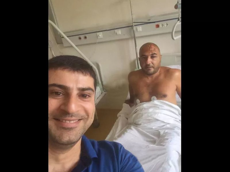 Неудачный прыжок 41-летнего гражданина Армении с крыши в бассейн сняли на видео