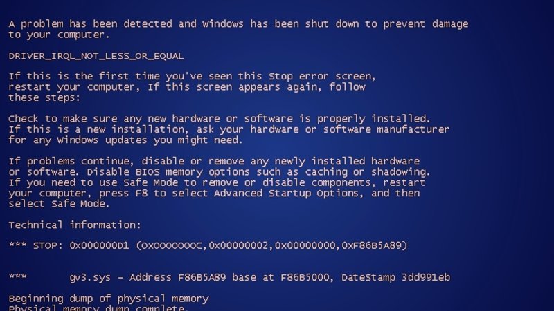 BSoD: всё о синем экране смерти на Windows 7