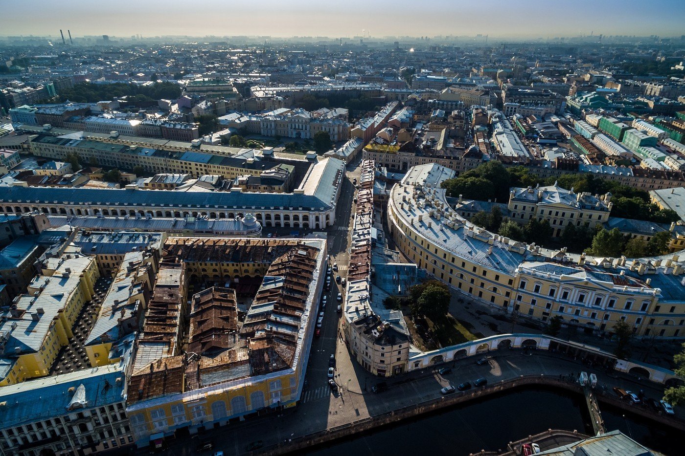 Санкт-Петербург Александрийский с высоты птичьего полета