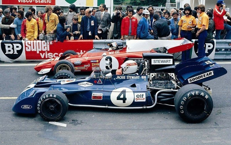 Слики Goodyear на гран-при Формулы 1 1971 года