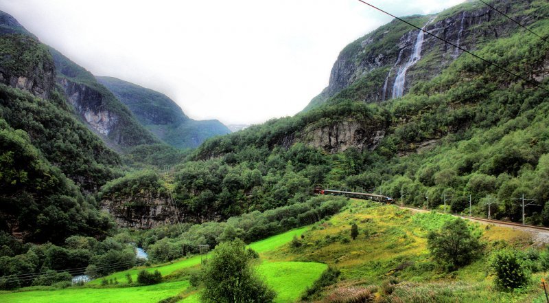 "Фломская железная дорога", Норвегия