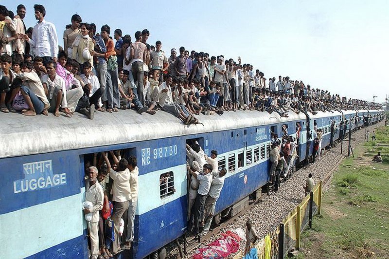 Индийские поезда - самые вместительные в мире