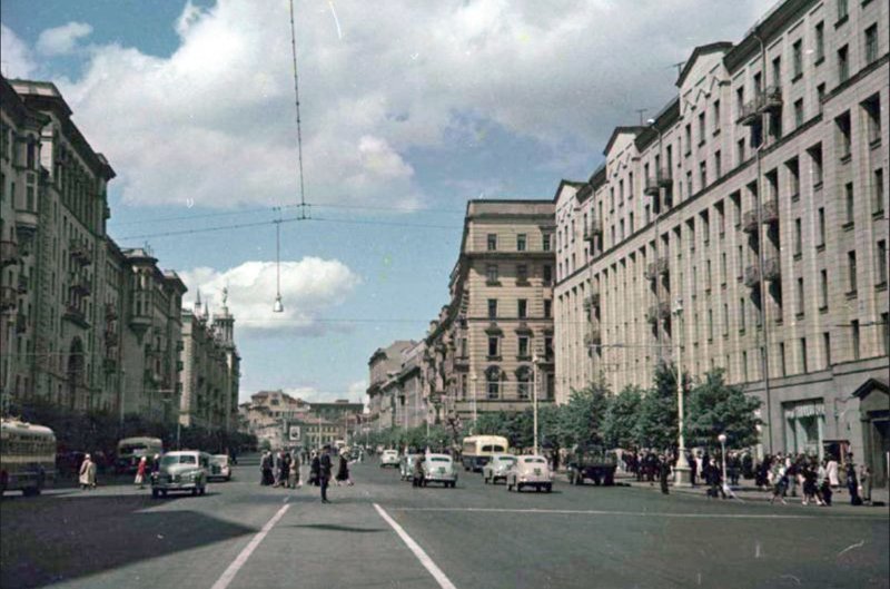 1952 год, улица Горького.