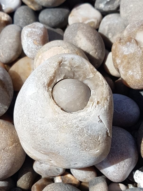17. Камень внутри камня, найдено на пляже