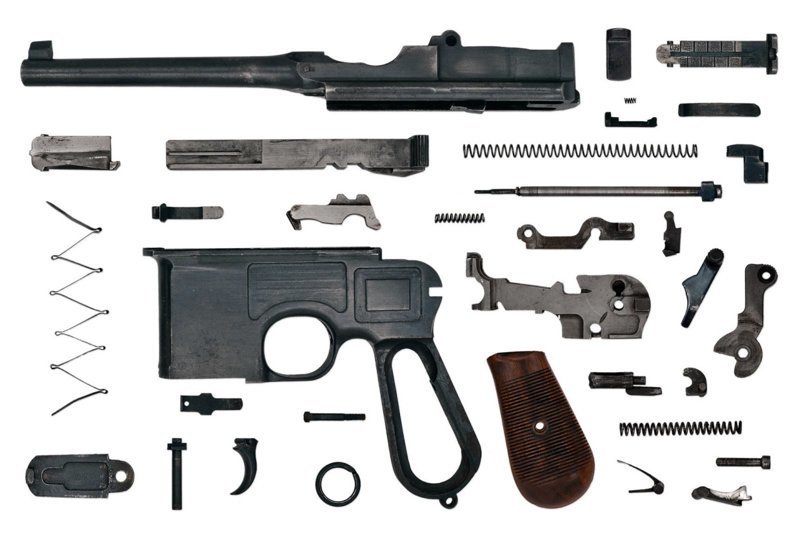 Анатомия оружия или оружие в разобранном виде. Фотоподборка