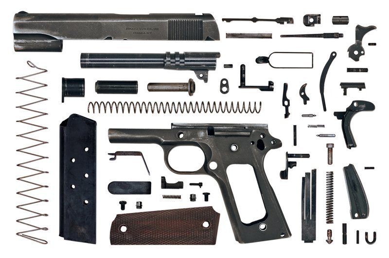 Анатомия оружия или оружие в разобранном виде. Фотоподборка