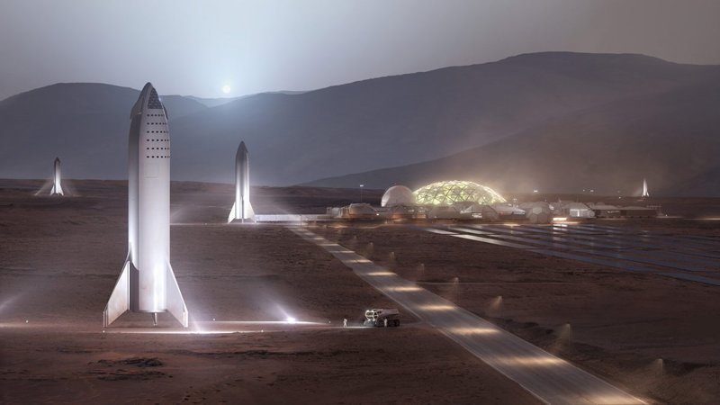 2028 год: завершение строительства жилища Mars Base Alpha