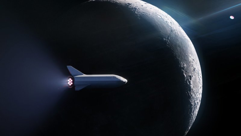 2023 год: отправка людей на ракете BFR вокруг Луны