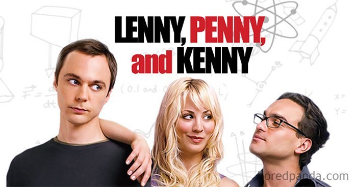 2. "Ленни, Пенни и Кенни" - "Теория Большого взрыва"