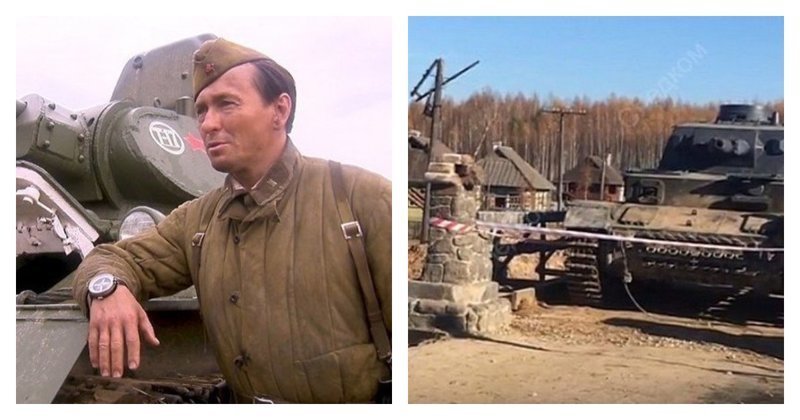 На съемках фильма с Безруковым танк раздавил каскадера