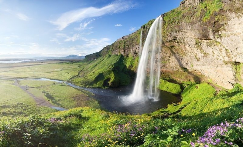 11. Водопад Сельяландфосс, Исландия