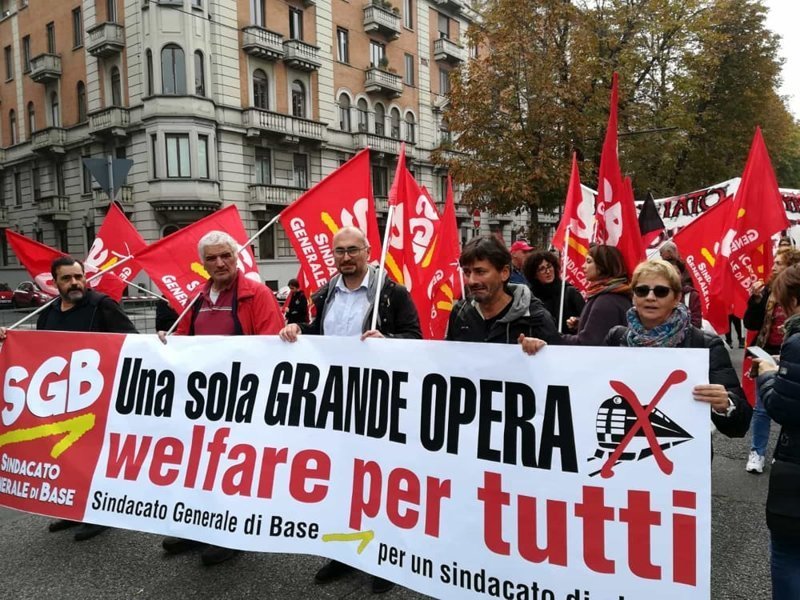 В Италии прошла забастовка с требованием снизить пенсионный возраст