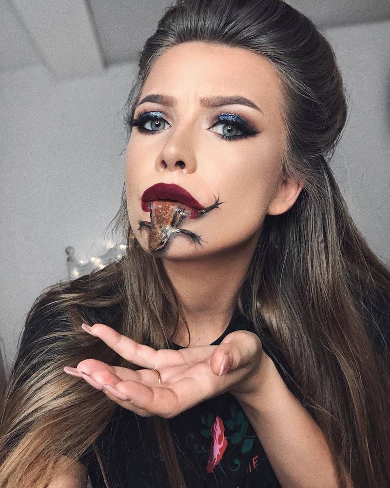 Визажист из Литвы делает макияж, с которым на Хэллоуине любая будет звездой вечеринки