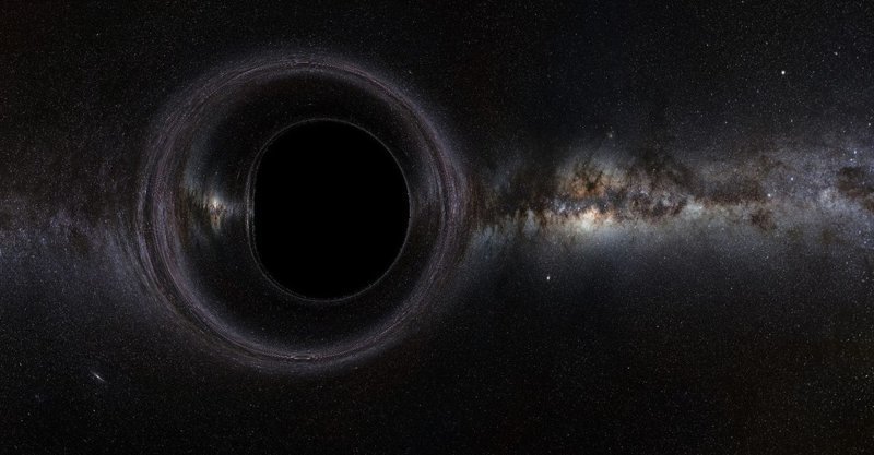 Фото Черной Дыры В Космосе