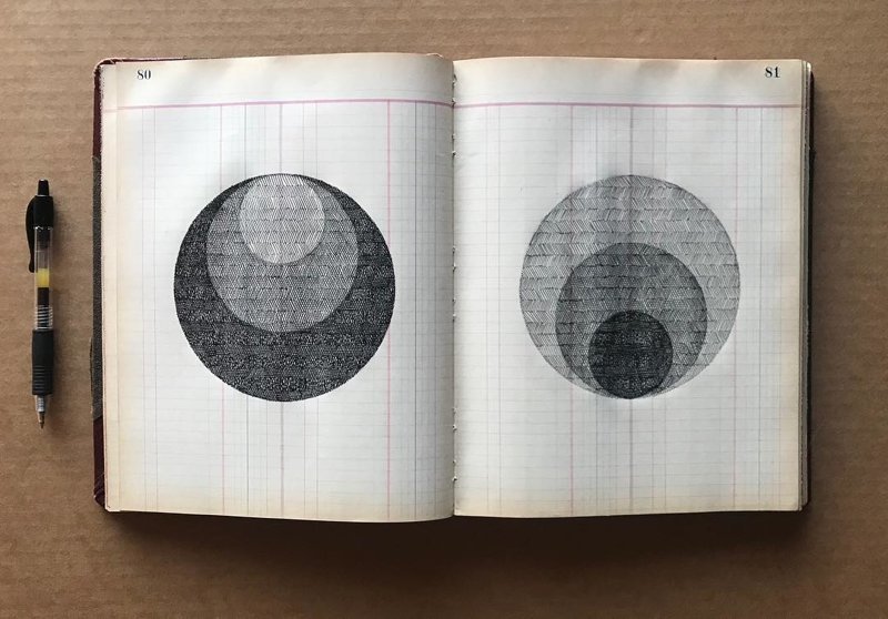 Медитативные рисунки шариковой ручкой Альберта Шамильяра