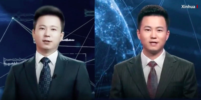 Без гонорара и отпуска: в Китае продемонстрировали робота-ведущего новостной программы