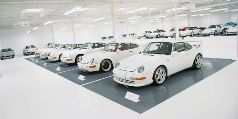 Удивительная коллекция белоснежных Porsche из США