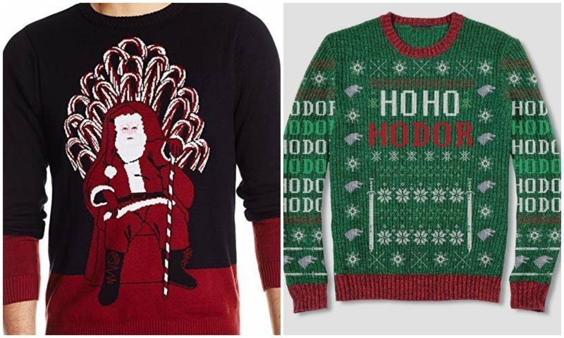 Забавные "уродливые" рождественские свитера в стиле "Игры престолов"
