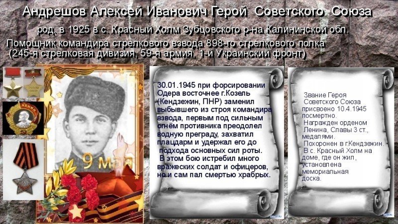 Герои Советского Союза. Алексей Иванович Андрешов