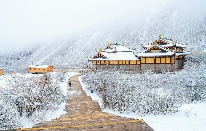 Зима на севере Китая
