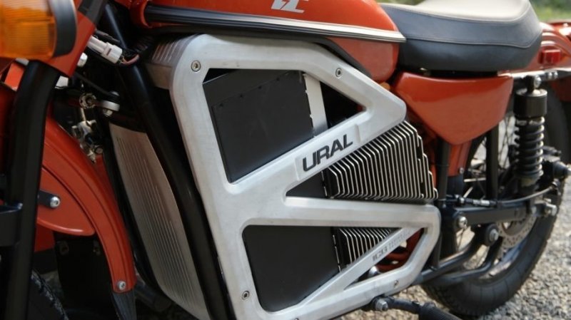 Электрическая версия мотоцикла «Урал» с коляской