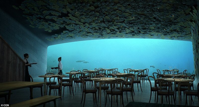 В Норвегии строится самый большой в мире подводный ресторан