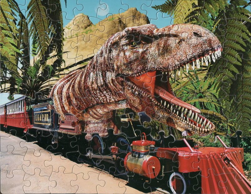 Поезд-динозавр Рекс
