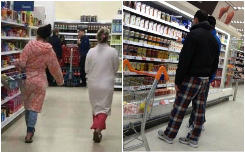 10. Ходить в магазин в пижаме - обычное дело.