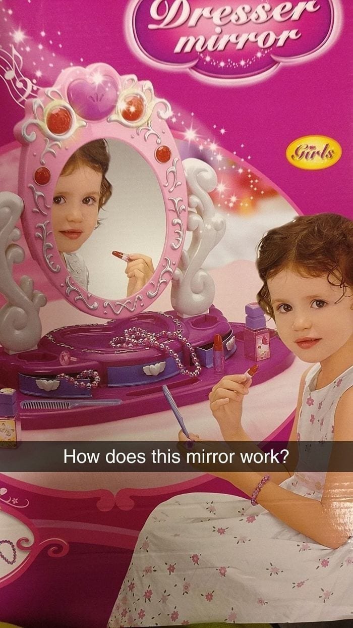  Что не так с этим зеркалом?