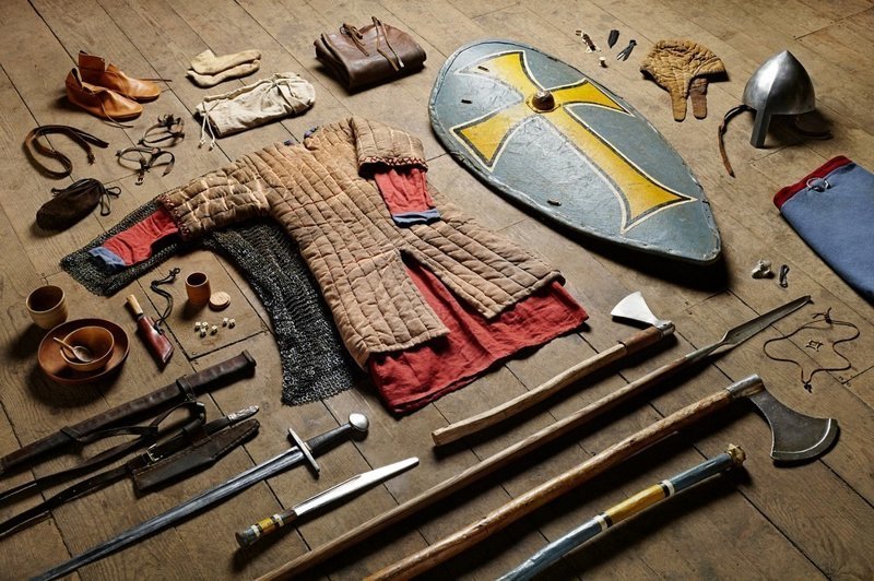 Военный комплект английского войнаа в битве при Гастингсе, 1066 год