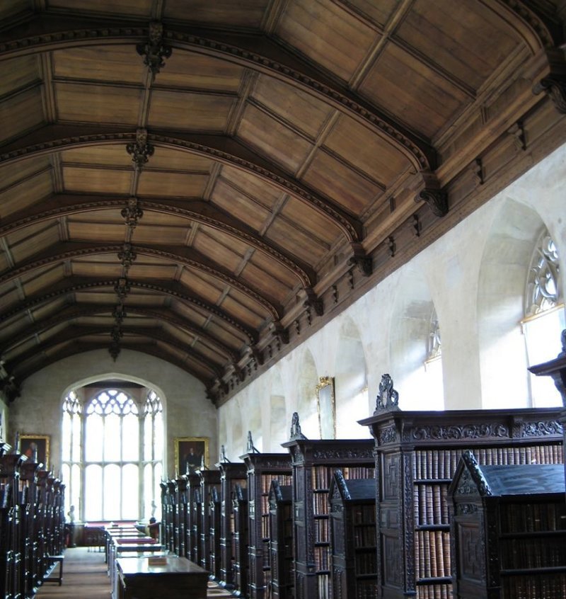 Библиотека колледжа святого Иоанна - Кембридж, Великобритания