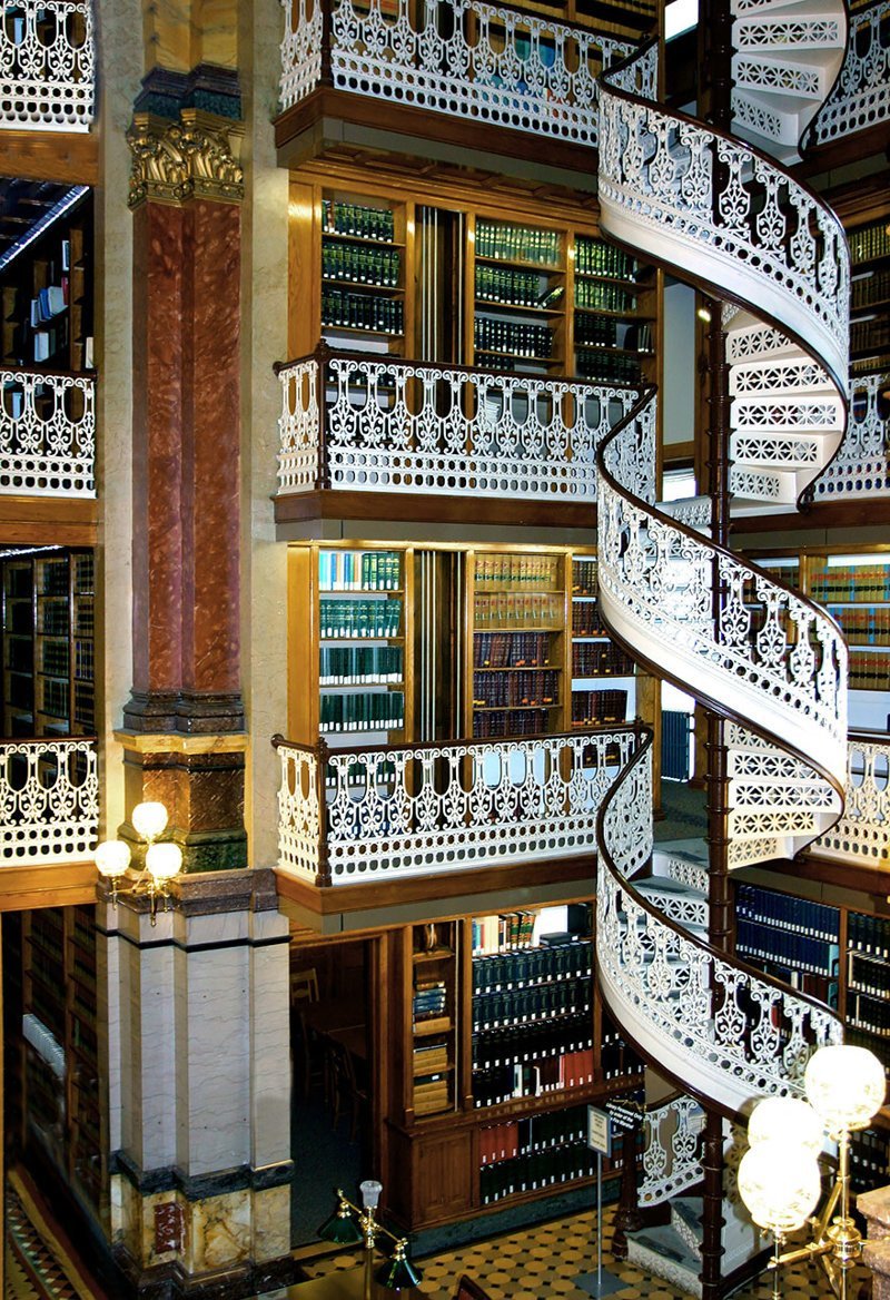 Юридическая библиотека Капитолия штата Айова - Де-Мойн, США