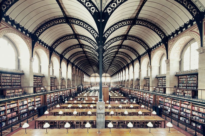 Библиотека святой Женевьевы - Париж, Франция