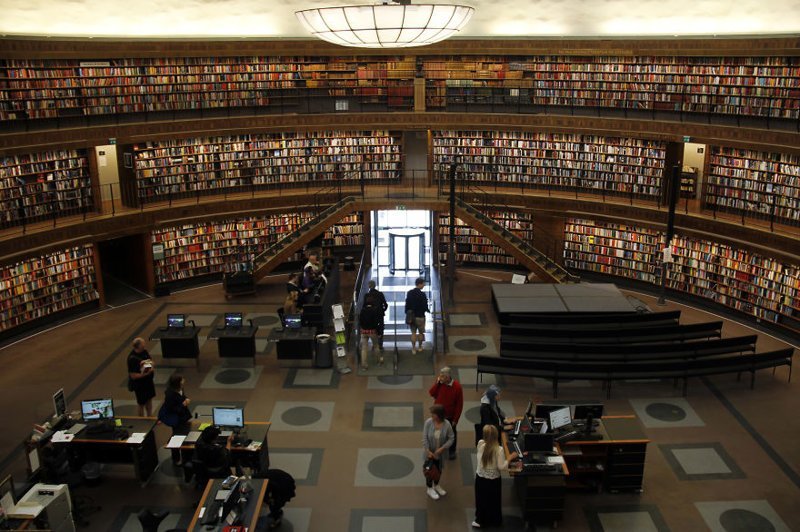 Стокгольмская публичная библиотека - Стокгольм, Швеция