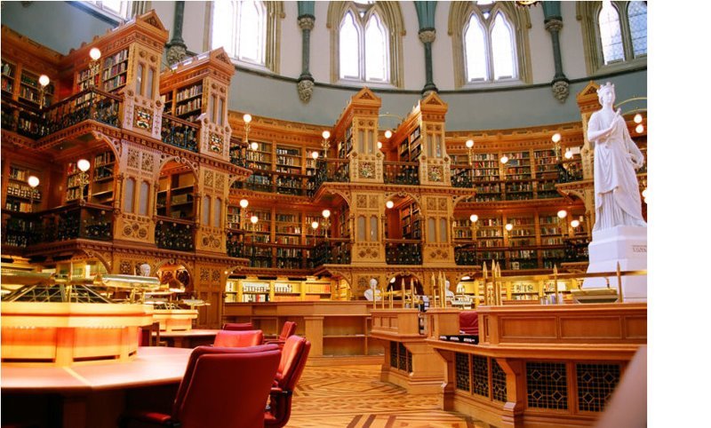 Канадская парламентская библиотека - Оттава, Канада