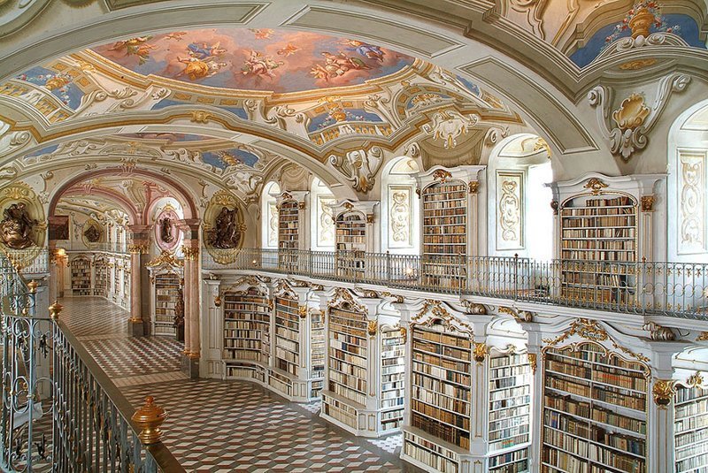 Библиотека аббатства Адмонт - Адмонт, Австрия