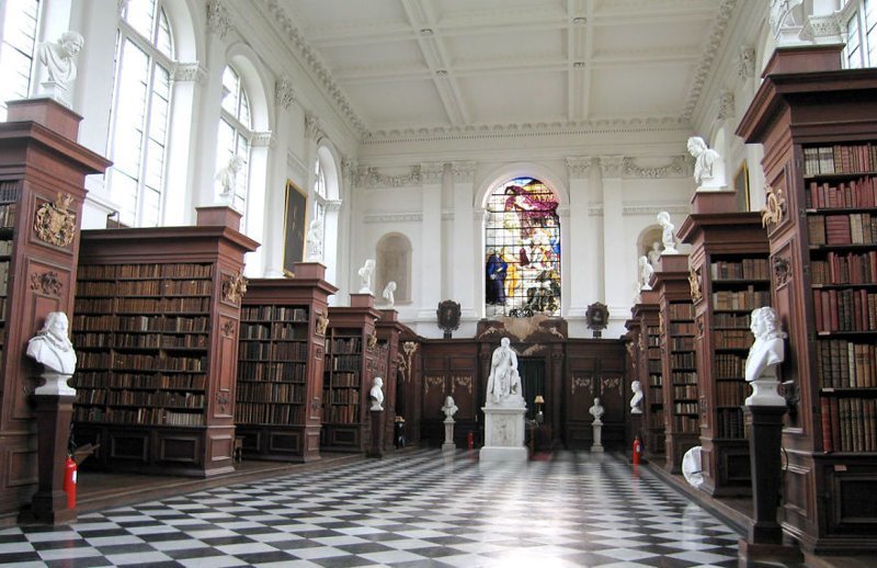 Библиотека Рена в Тринити-колледже Кембриджского университета - Кембридж, Великобритания
