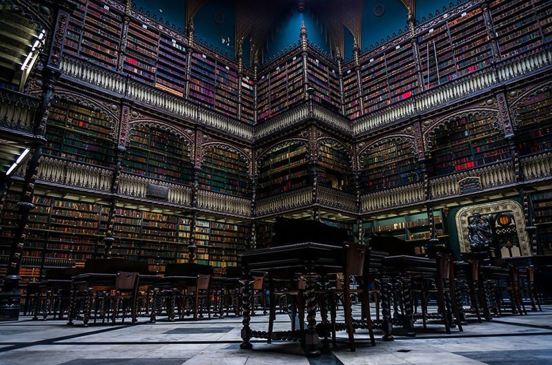 Португальская королевская библиотека, Рио-де-Жанейро, Бразилия